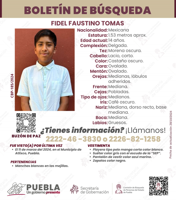 Fidel Faustino Tomas - ACTUALIZACIÓN