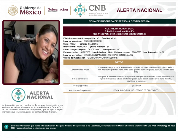 ALEJANDRA OCHOA SOTO