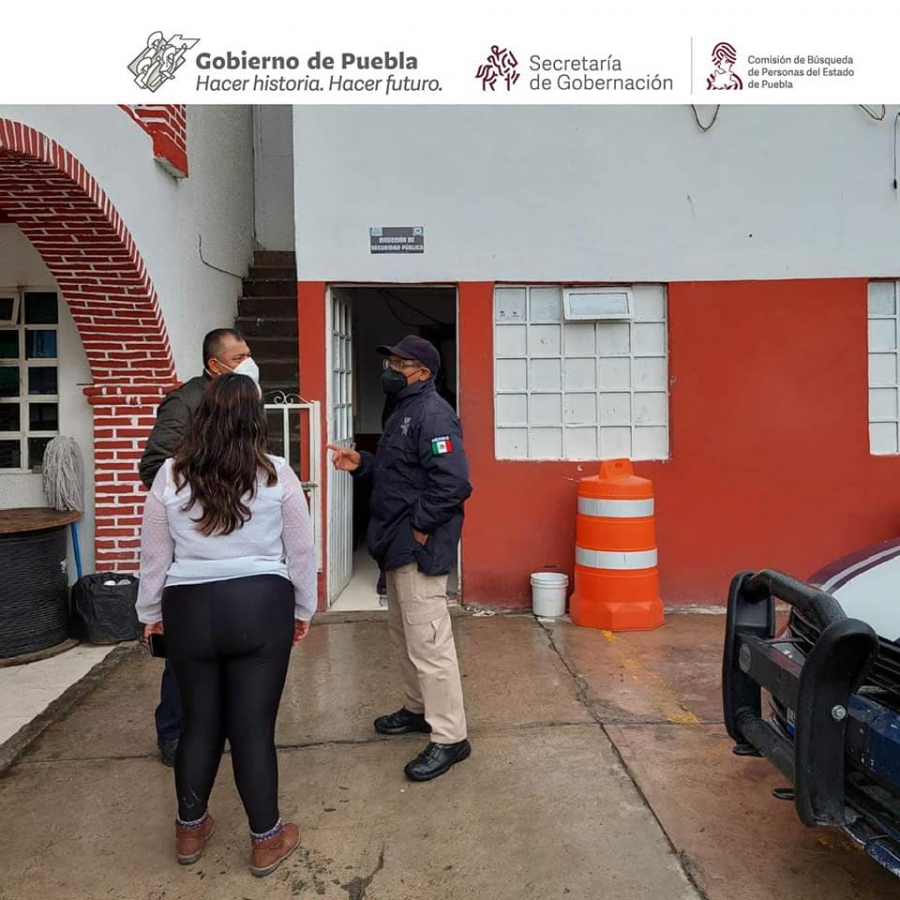Esta tarde realizamos Acciones de Búsqueda de Personas Desaparecidas o No Localizadas en el municipio de Tianguismanalco, Puebla.
