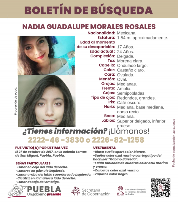 Nadia Guadalupe Morales Rosales (Actualización)