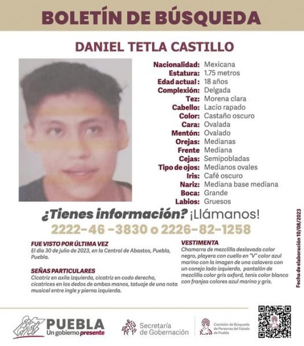 Daniel Tetla Castillo.