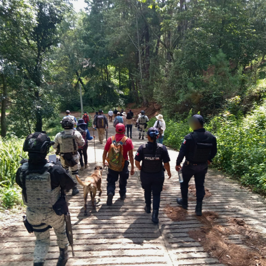 Como parte de nuestro trabajo realizamos Acciones de Búsqueda de Personas Desaparecidas en el Municipio de Huauchinango, en coordinación con autoridades Federales, Estatales, Municipales y familiares