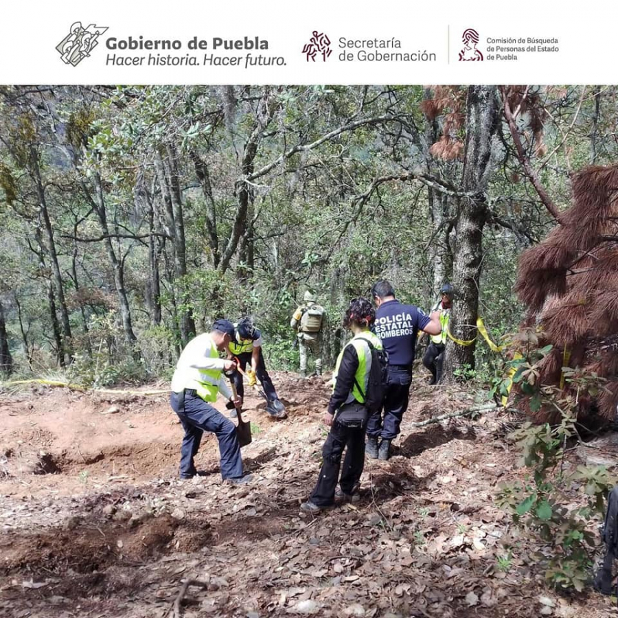 En el cumplimiento de nuestra labor, se realizan Acciones de Búsqueda de Personas Desaparecidas y No Localizadas en el municipio de Ahuazotepec, Puebla.