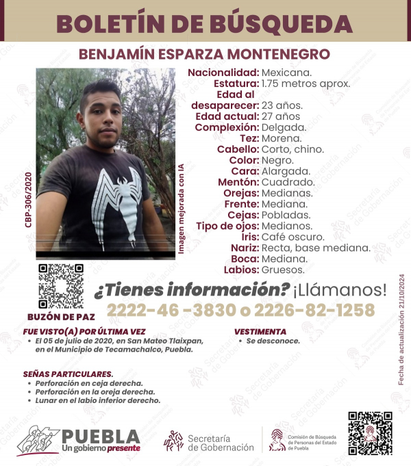 Benjamín Esparza Montenegro - ACTUALIZACIÓN