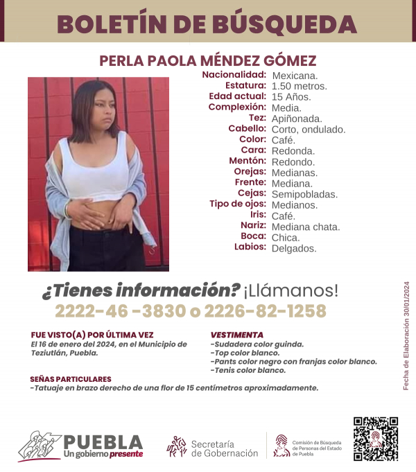 Perla Paola Méndez Gómez