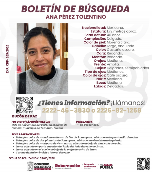 Ana P&eacute;rez Tolentino