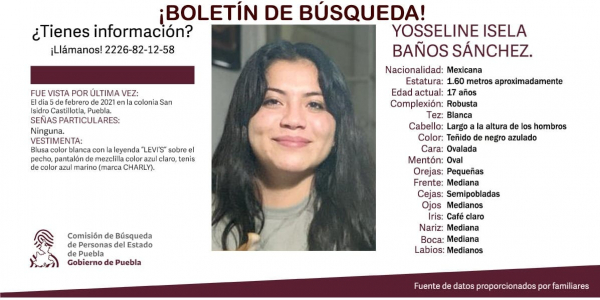 Yosseline Isela Baños Sánchez.