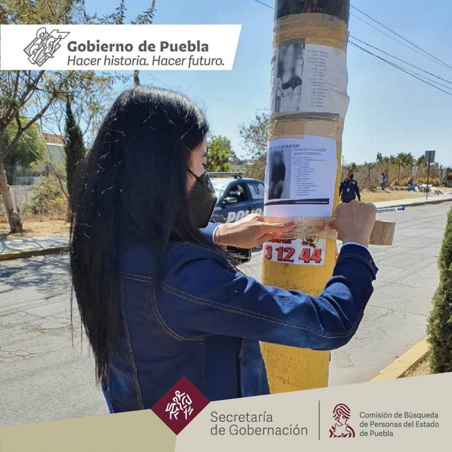 Esta mañana realizamos Acciones de Búsqueda de Personas Desaparecidas o No Localizadas en los alrededores de la unidad habitacional San Aparicio de la ciudad de Puebla.