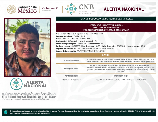 JOSE ANGEL MU&Ntilde;OZ VILLANUEVA