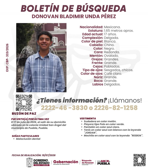 Donovan Bladimir Unda P&eacute;rez