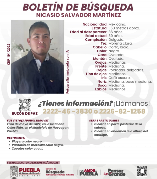 Nicasio Salvador Martínez - ACTUALIZACIÓN