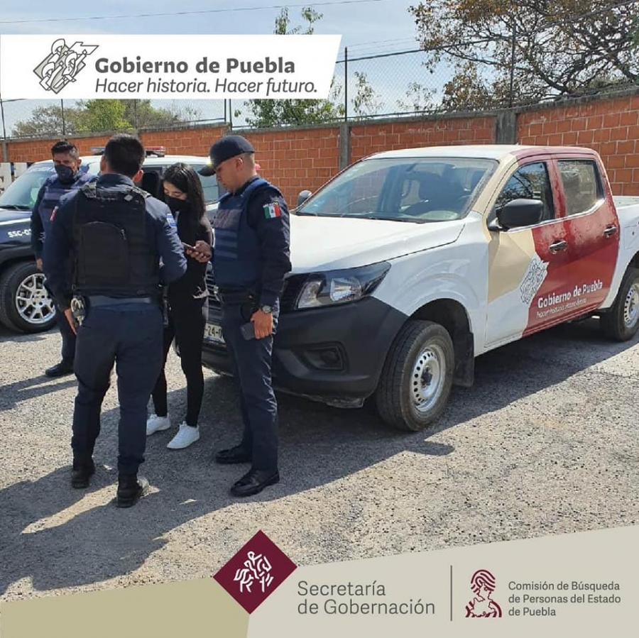 Esta mañana se realizaron Acciones de Búsqueda de Personas Desaparecidas o No Localizadas en la colonia Bosques de Santa Anita de la ciudad de Puebla.