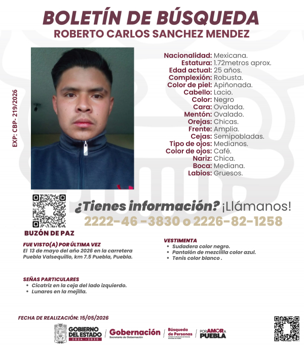 Roberto Carlos S&aacute;nchez M&eacute;ndez