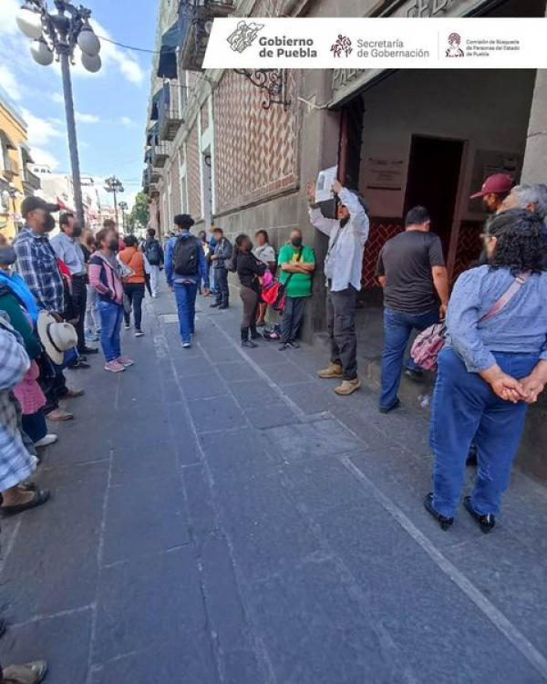 Esta tarde en coordinación con Secretaría de Seguridad Ciudadana de Puebla, realizamos Acciones de Búsqueda de Personas Desaparecidas en la colonia Centro de la ciudad de Puebla.