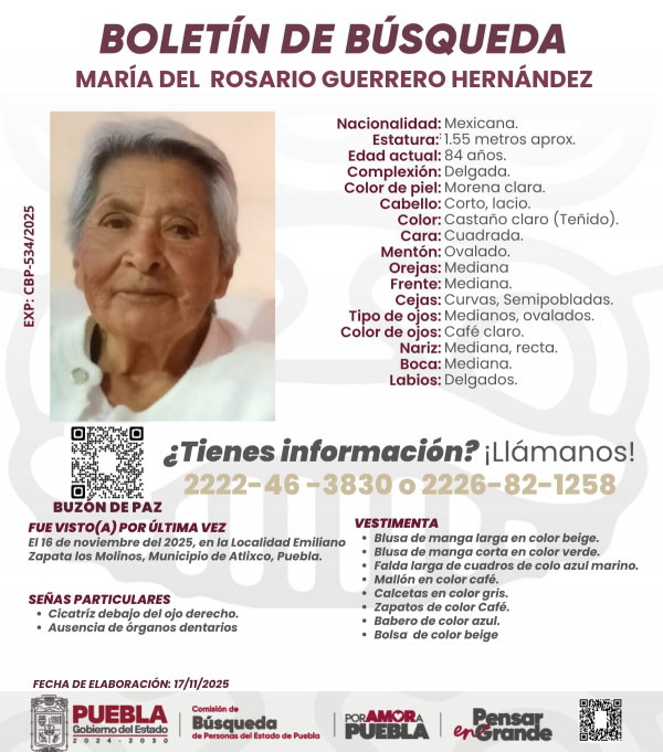 María del Rosario Guerrero Hernández,