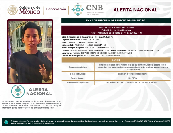 TRISTAN LEVY SERRANO TAVERA