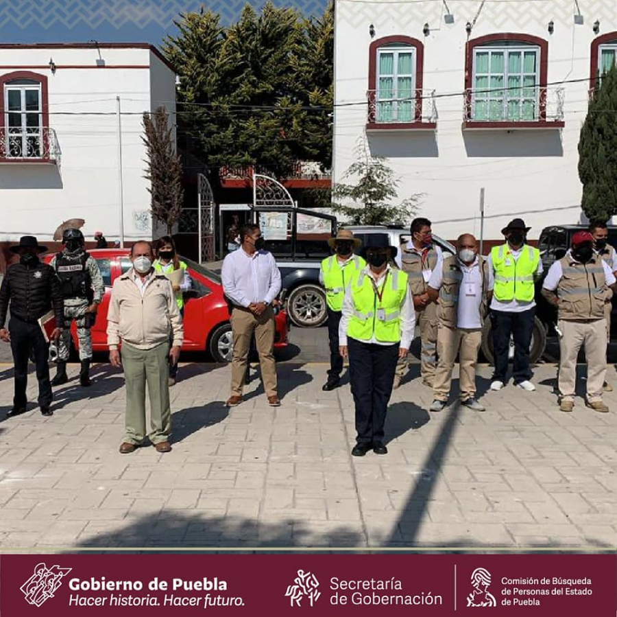 En el cumplimiento de nuestra labor, realizamos Acciones de Búsqueda de Personas Desaparecidas y No Localizadas en el municipio de Amozoc.