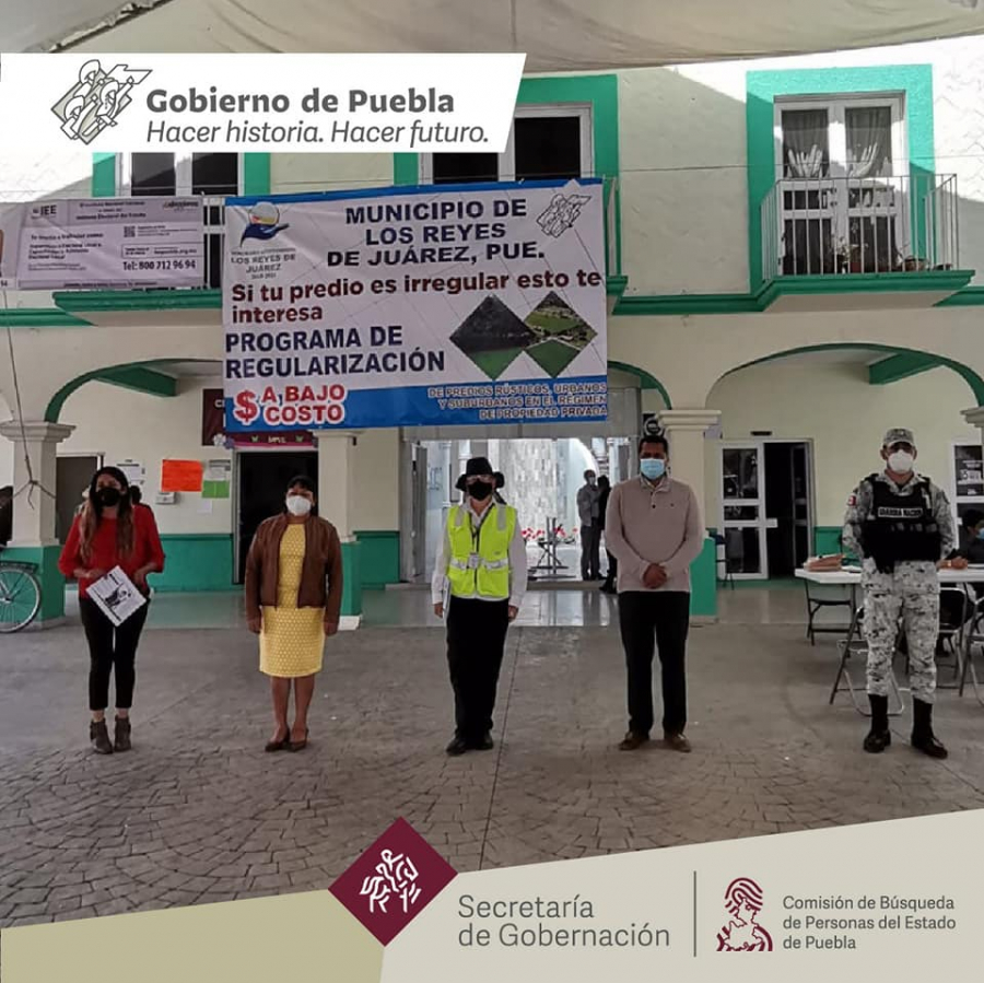 Esta tarde realizamos Acciones de Búsqueda de Personas Desaparecidas y No Localizadas en el municipio de Los Reyes de Juárez.
