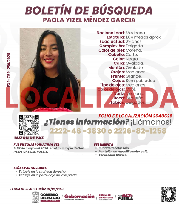 Paola Yizel M&eacute;ndez Garc&iacute;a