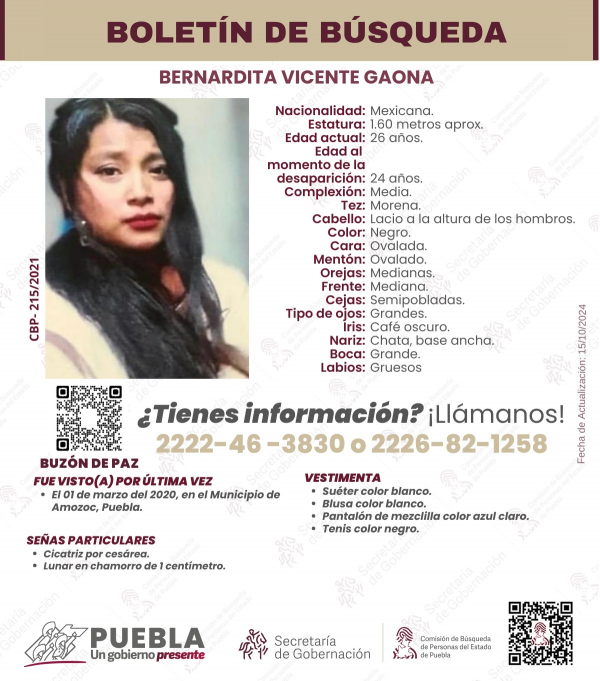 Bernardita Vicente Gaona - ACTUALIZACIÓN