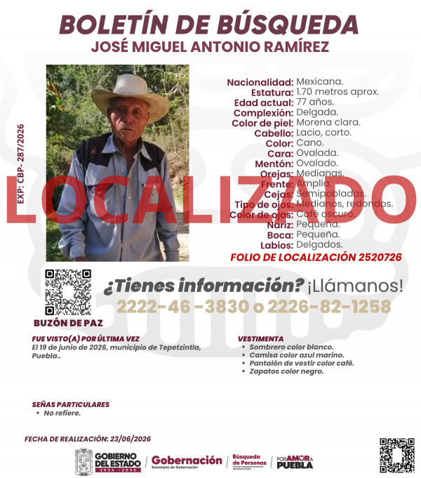 Jos&eacute; Miguel Antonio Ram&iacute;rez