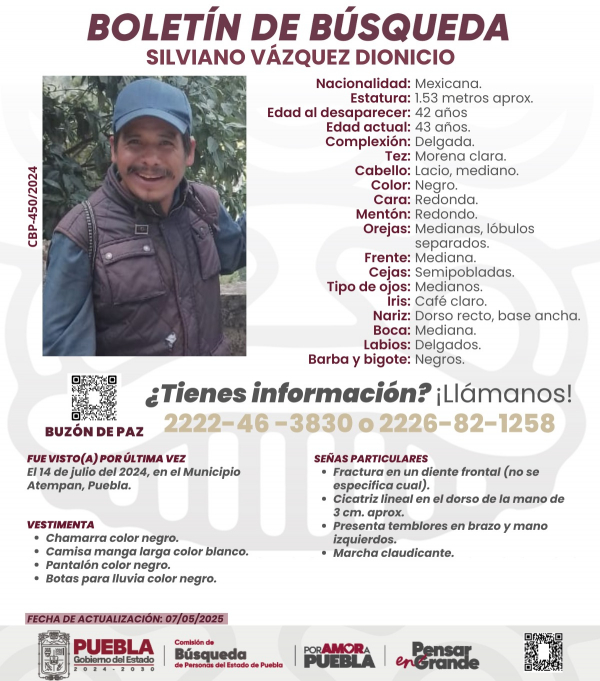 Silviano Vázquez Dionicio - ACTUALIZACIÓN