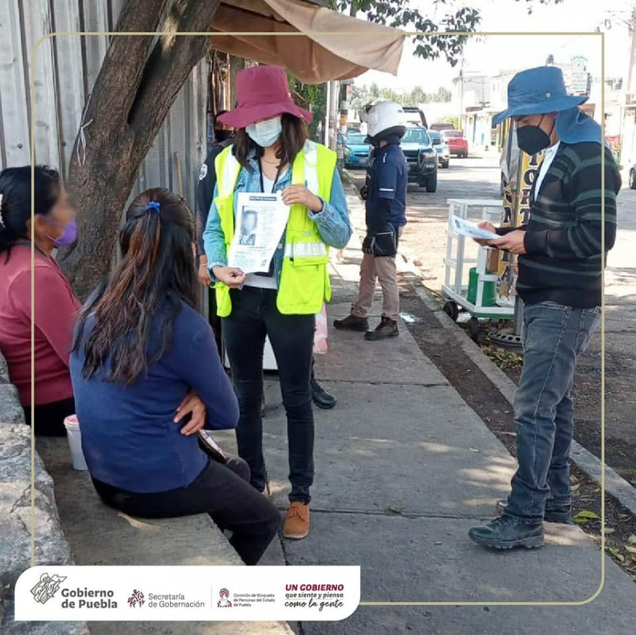 Como parte de nuestro trabajo realizamos Acciones de Búsqueda de Personas Desaparecidas o No Localizadas en el municipio de Cuautlancingo y en la CAPU de la ciudad de Puebla, Puebla.