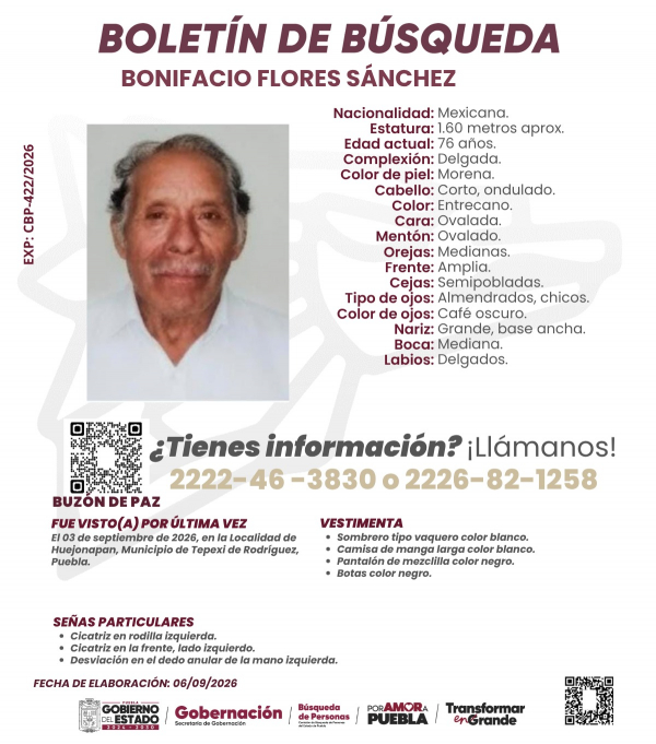 Bonifacio Flores S&aacute;nchez