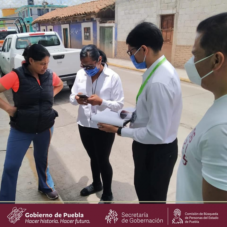 Durante este día se llevan a cabo acciones de búsqueda en el municipio de Chignahuapan, Puebla, para localizar a María Fernanda Quintana Ruíz.