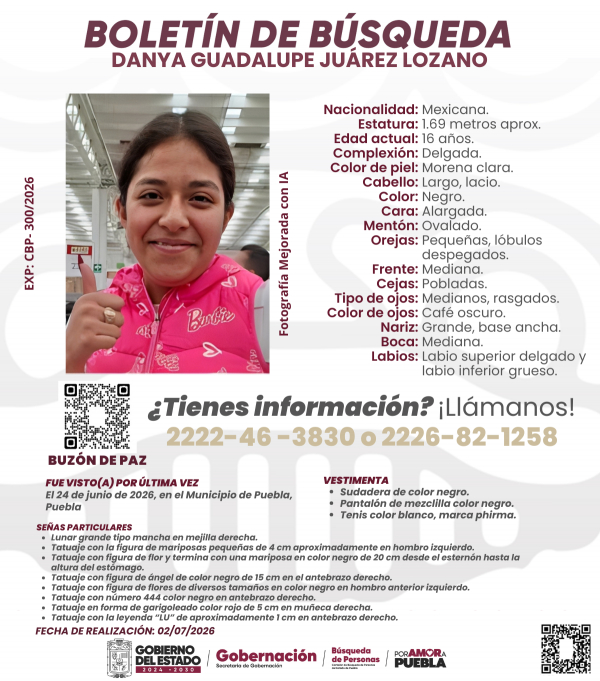Danya Guadalupe Ju&aacute;rez Lozano
