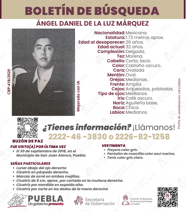 Ángel Daniel de la Luz Márquez - ACTUALIZACIÓN