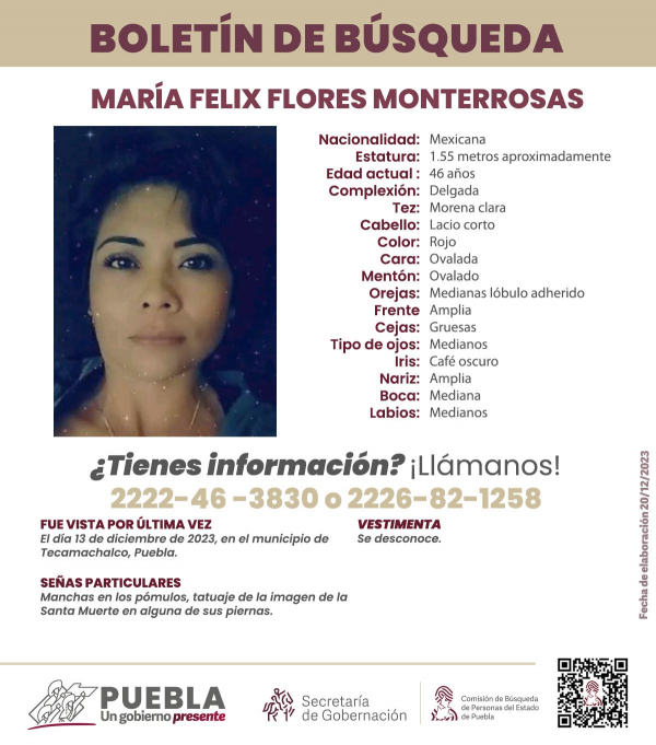 María Felix Flores Monterrosas