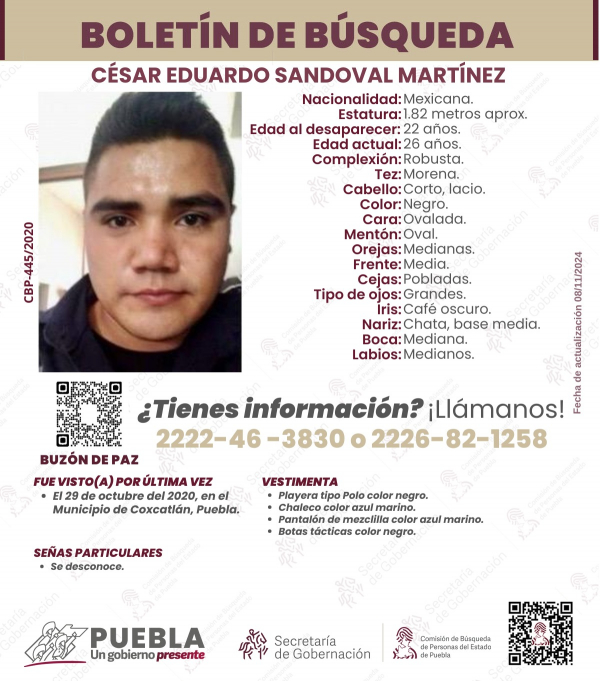 César Eduardo Sandoval Martínez - ACTUALIZACIÓN