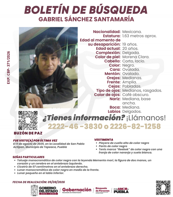 Gabriel S&aacute;nchez Santamar&iacute;a