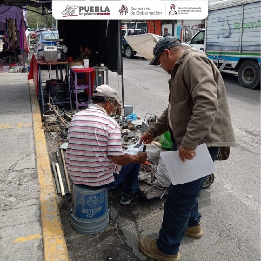 En coordinación Secretaría de Seguridad Ciudadana de Puebla realizamos Acciones de Búsqueda de Personas Desaparecidas en la colonia Balcones del Sur de la ciudad de Puebla.