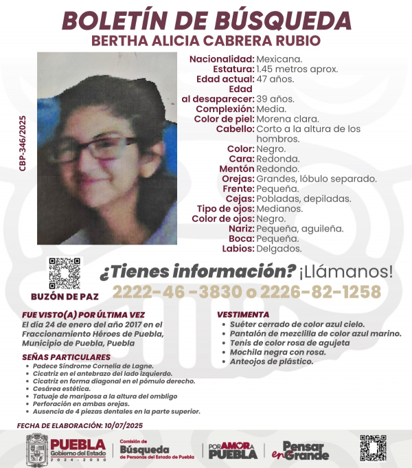 Bertha Alicia Cabrera Rubio