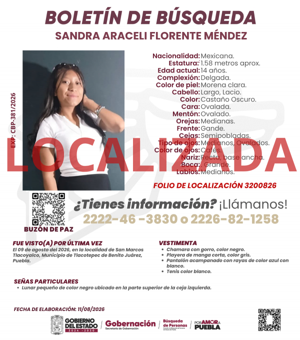 Sandra Araceli Florente M&eacute;ndez