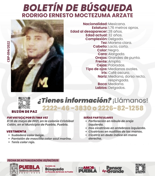 Rodrigo Ernesto Moctezuma Arzate - ACTUALIZACIÓN