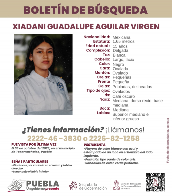 Xiadani Guadalupe Aguilar Virgen