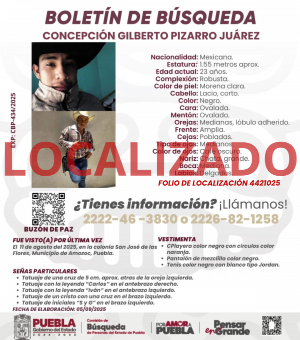 Concepción Gilberto Pizarro Juárez