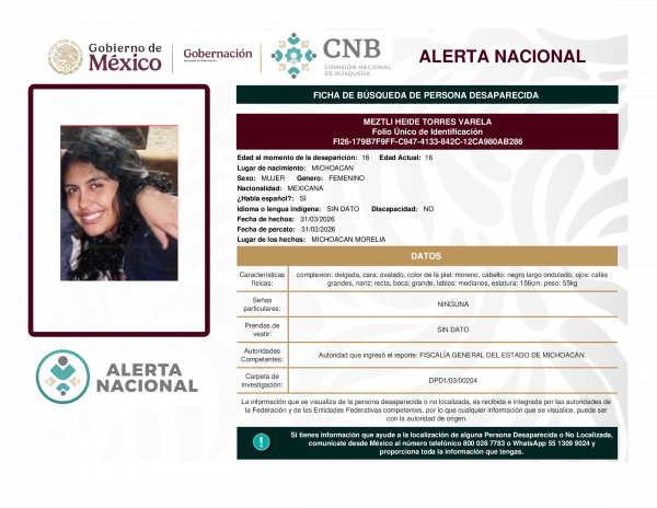 MEZTLI HEIDE TORRES VARELA