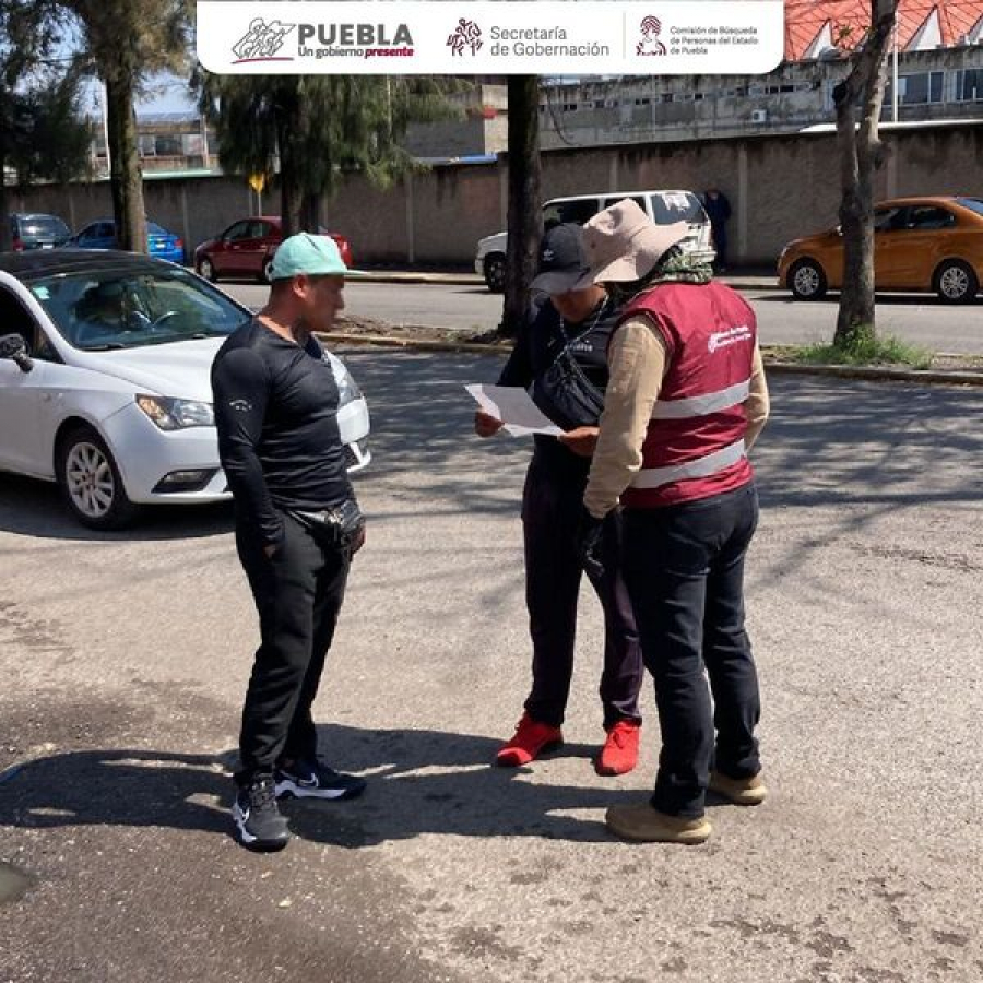 En coordinación Fiscalía General del Estado de Puebla, Secretaría de Seguridad Pública, Secretaría de Seguridad Ciudadana de Puebla y familiares de víctimas realizamos  Acciones de Búsqueda de Personas Desaparecidas en los alrededores de la CAPU.