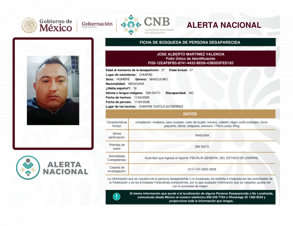 JOSE ALBERTO MARTINEZ VALENCIA