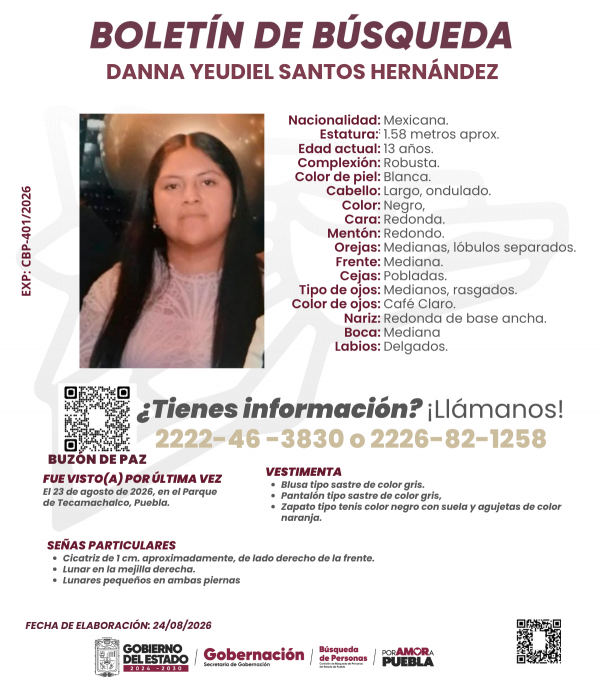 Danna Yeudiel Santos Hern&aacute;ndez