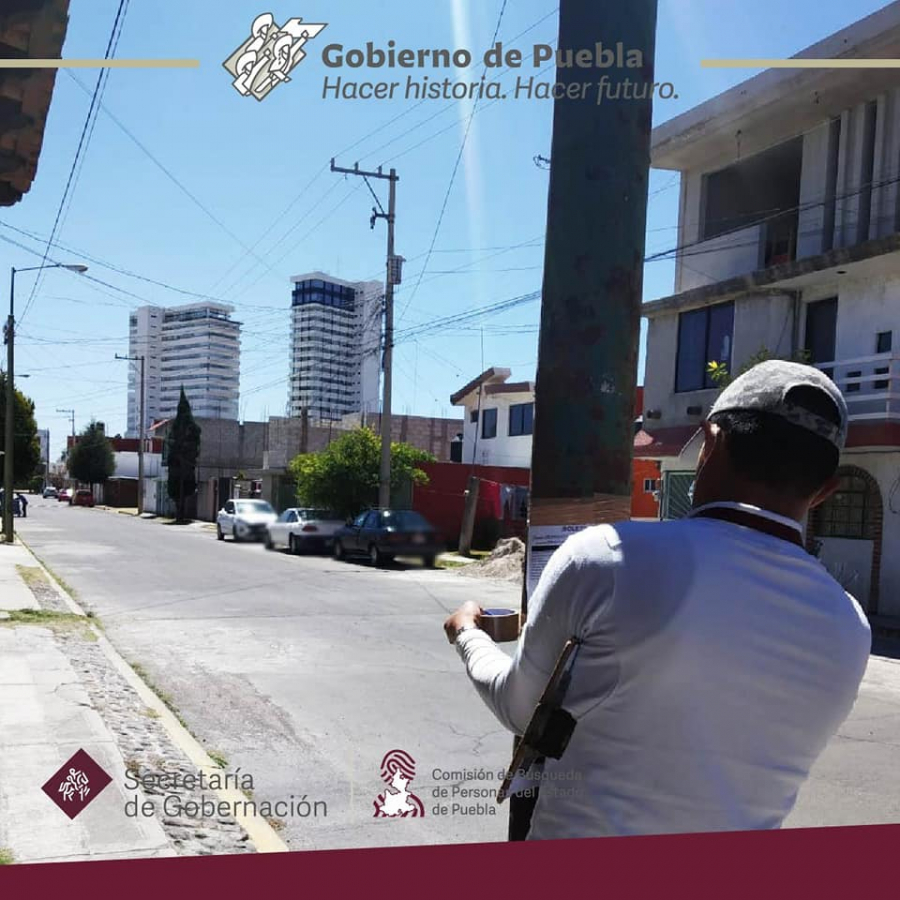 Realizamos Acciones de Búsqueda de Personas Desaparecidas o No Localizadas en las colonias Gobernadores y Playas del Sur de la ciudad de Puebla.