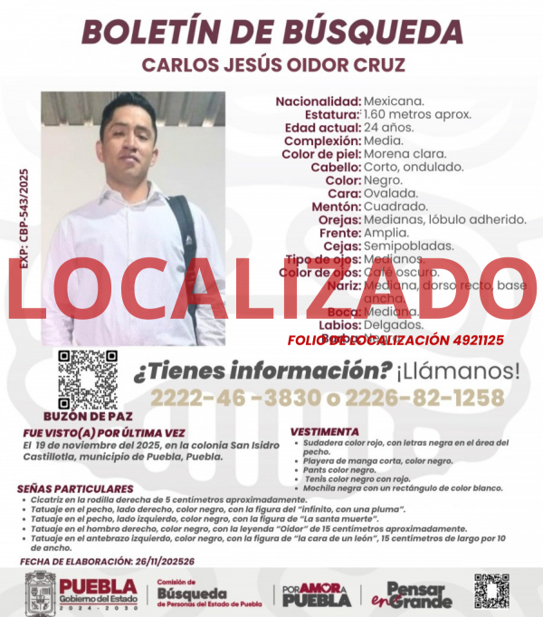 Carlos Jesús Oidor Cruz