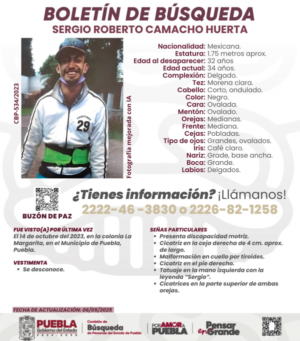 Sergio Roberto Camacho Huerta - ACTUALIZACIÓN
