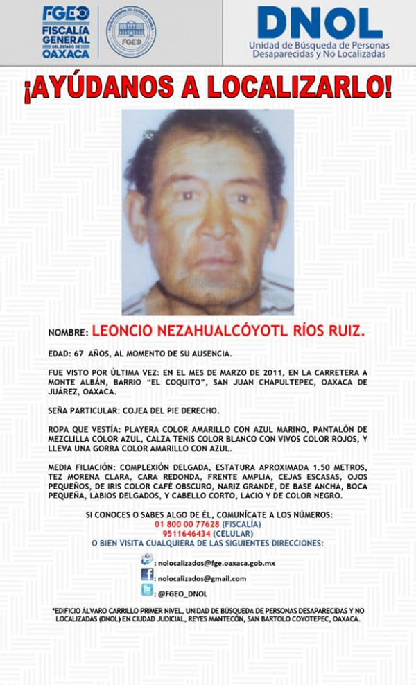 Leoncio Nezahualcóyotl Ríos Ruiz