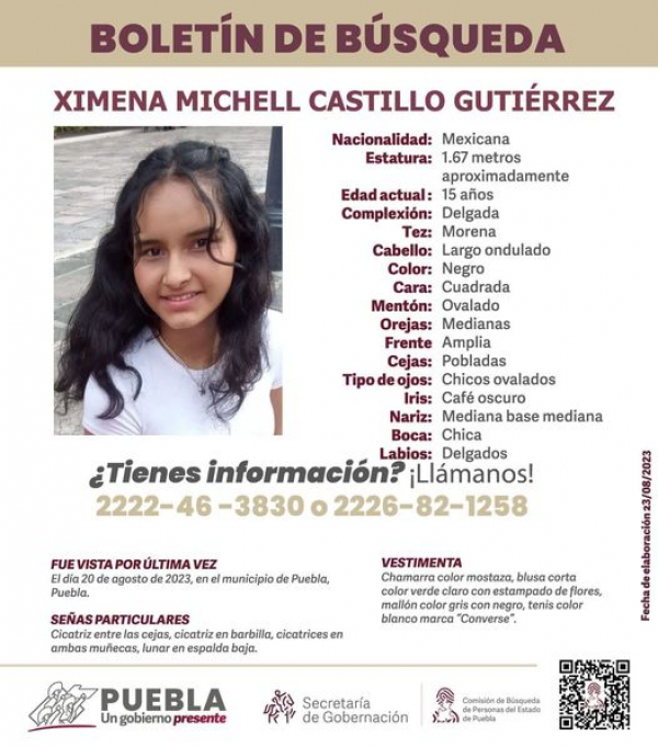 Ximena Michell Castillo Gutiérrez.