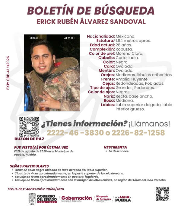 Erick Rub&eacute;n  &Aacute;lvarez Sandoval